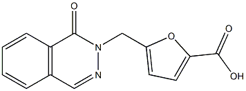 5-[(1-oxophthalazin-2(1H)-yl)methyl]-2-furoic acid Structure