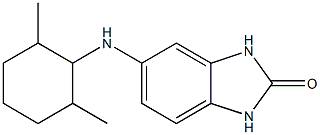 5-[(2,6-dimethylcyclohexyl)amino]-2,3-dihydro-1H-1,3-benzodiazol-2-one 구조식 이미지