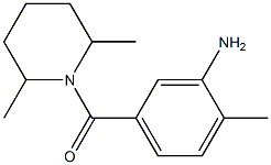 5-[(2,6-dimethylpiperidin-1-yl)carbonyl]-2-methylaniline Structure