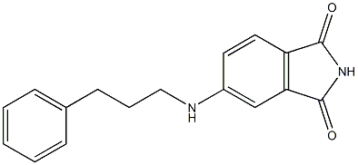 5-[(3-phenylpropyl)amino]-2,3-dihydro-1H-isoindole-1,3-dione 구조식 이미지