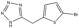 5-[(5-bromothiophen-2-yl)methyl]-1H-1,2,3,4-tetrazole Structure