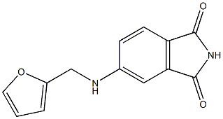 5-[(furan-2-ylmethyl)amino]-2,3-dihydro-1H-isoindole-1,3-dione Structure