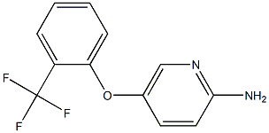 5-[2-(trifluoromethyl)phenoxy]pyridin-2-amine Structure