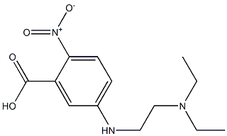 5-{[2-(diethylamino)ethyl]amino}-2-nitrobenzoic acid Structure