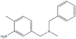 5-{[benzyl(methyl)amino]methyl}-2-methylaniline Structure