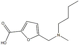 5-{[butyl(methyl)amino]methyl}furan-2-carboxylic acid Structure