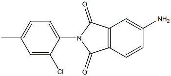 5-amino-2-(2-chloro-4-methylphenyl)-2,3-dihydro-1H-isoindole-1,3-dione 구조식 이미지