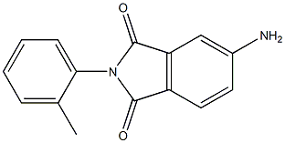 5-amino-2-(2-methylphenyl)-2,3-dihydro-1H-isoindole-1,3-dione 구조식 이미지