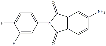 5-amino-2-(3,4-difluorophenyl)-2,3-dihydro-1H-isoindole-1,3-dione 구조식 이미지