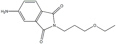 5-amino-2-(3-ethoxypropyl)-2,3-dihydro-1H-isoindole-1,3-dione 구조식 이미지