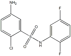 5-amino-2-chloro-N-(2,5-difluorophenyl)benzene-1-sulfonamide 구조식 이미지