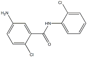 5-amino-2-chloro-N-(2-chlorophenyl)benzamide 구조식 이미지