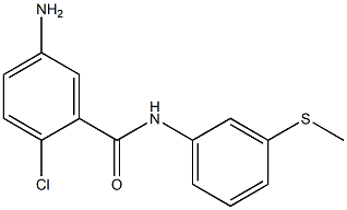 5-amino-2-chloro-N-[3-(methylsulfanyl)phenyl]benzamide 구조식 이미지