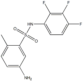 5-amino-2-methyl-N-(2,3,4-trifluorophenyl)benzene-1-sulfonamide Structure