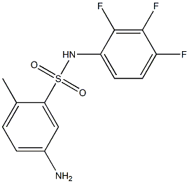 5-amino-2-methyl-N-(2,3,4-trifluorophenyl)benzene-1-sulfonamide 구조식 이미지