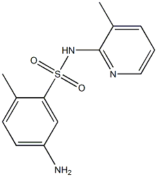 5-amino-2-methyl-N-(3-methylpyridin-2-yl)benzene-1-sulfonamide 구조식 이미지