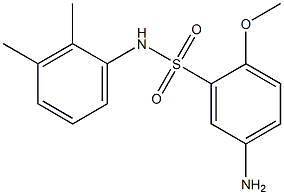 5-amino-N-(2,3-dimethylphenyl)-2-methoxybenzene-1-sulfonamide Structure