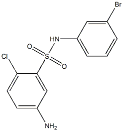 5-amino-N-(3-bromophenyl)-2-chlorobenzene-1-sulfonamide Structure