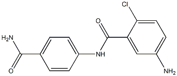 5-amino-N-(4-carbamoylphenyl)-2-chlorobenzamide Structure