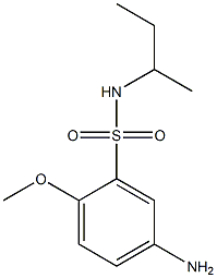5-amino-N-(butan-2-yl)-2-methoxybenzene-1-sulfonamide 구조식 이미지