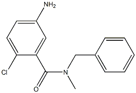 5-amino-N-benzyl-2-chloro-N-methylbenzamide 구조식 이미지