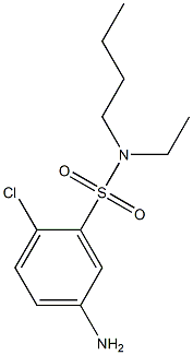 5-amino-N-butyl-2-chloro-N-ethylbenzene-1-sulfonamide 구조식 이미지