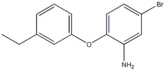 5-bromo-2-(3-ethylphenoxy)aniline 구조식 이미지