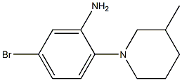 5-bromo-2-(3-methylpiperidin-1-yl)aniline 구조식 이미지