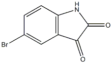 5-bromo-2,3-dihydro-1H-indole-2,3-dione Structure