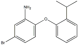 5-bromo-2-[2-(propan-2-yl)phenoxy]aniline Structure