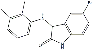 5-bromo-3-[(2,3-dimethylphenyl)amino]-2,3-dihydro-1H-indol-2-one 구조식 이미지