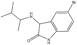 5-bromo-3-[(3-methylbutan-2-yl)amino]-2,3-dihydro-1H-indol-2-one 구조식 이미지