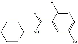 5-bromo-N-cyclohexyl-2-fluorobenzamide Structure