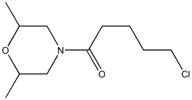 5-chloro-1-(2,6-dimethylmorpholin-4-yl)pentan-1-one 구조식 이미지