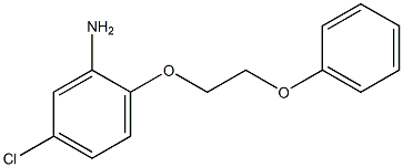 5-chloro-2-(2-phenoxyethoxy)aniline Structure