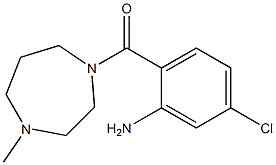 5-chloro-2-[(4-methyl-1,4-diazepan-1-yl)carbonyl]aniline 구조식 이미지