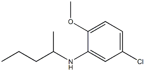 5-chloro-2-methoxy-N-(pentan-2-yl)aniline Structure