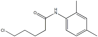 5-chloro-N-(2,4-dimethylphenyl)pentanamide 구조식 이미지