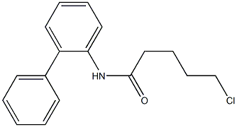 5-chloro-N-(2-phenylphenyl)pentanamide Structure