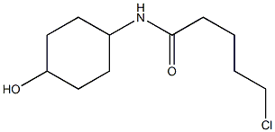 5-chloro-N-(4-hydroxycyclohexyl)pentanamide 구조식 이미지