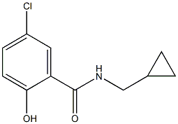 5-chloro-N-(cyclopropylmethyl)-2-hydroxybenzamide 구조식 이미지