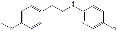 5-chloro-N-[2-(4-methoxyphenyl)ethyl]pyridin-2-amine Structure