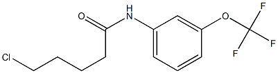 5-chloro-N-[3-(trifluoromethoxy)phenyl]pentanamide Structure