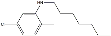 5-chloro-N-heptyl-2-methylaniline Structure