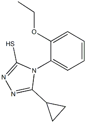 5-cyclopropyl-4-(2-ethoxyphenyl)-4H-1,2,4-triazole-3-thiol Structure