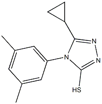 5-cyclopropyl-4-(3,5-dimethylphenyl)-4H-1,2,4-triazole-3-thiol Structure