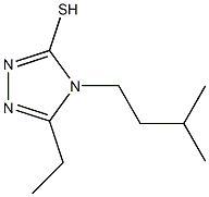 5-ethyl-4-(3-methylbutyl)-4H-1,2,4-triazole-3-thiol Structure