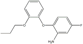 5-fluoro-2-(2-propoxyphenoxy)aniline Structure