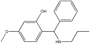 5-methoxy-2-[phenyl(propylamino)methyl]phenol 구조식 이미지