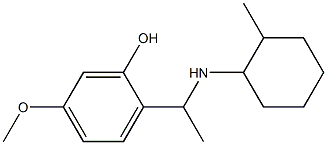 5-methoxy-2-{1-[(2-methylcyclohexyl)amino]ethyl}phenol 구조식 이미지